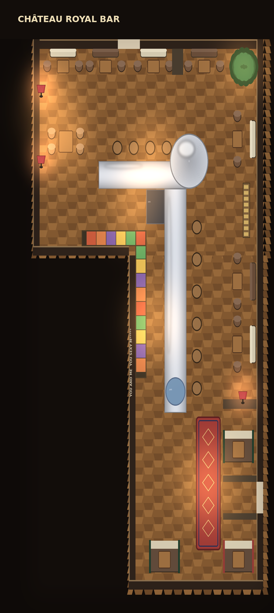 Château Royal Bar, recreated as a playable map