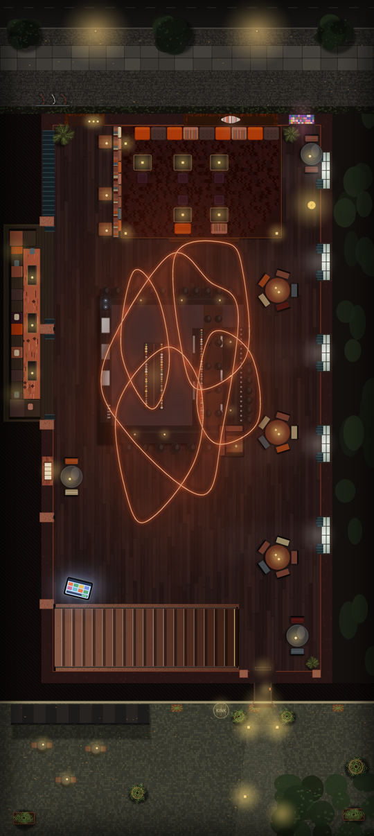 Kink Bar, recreated as a playable map